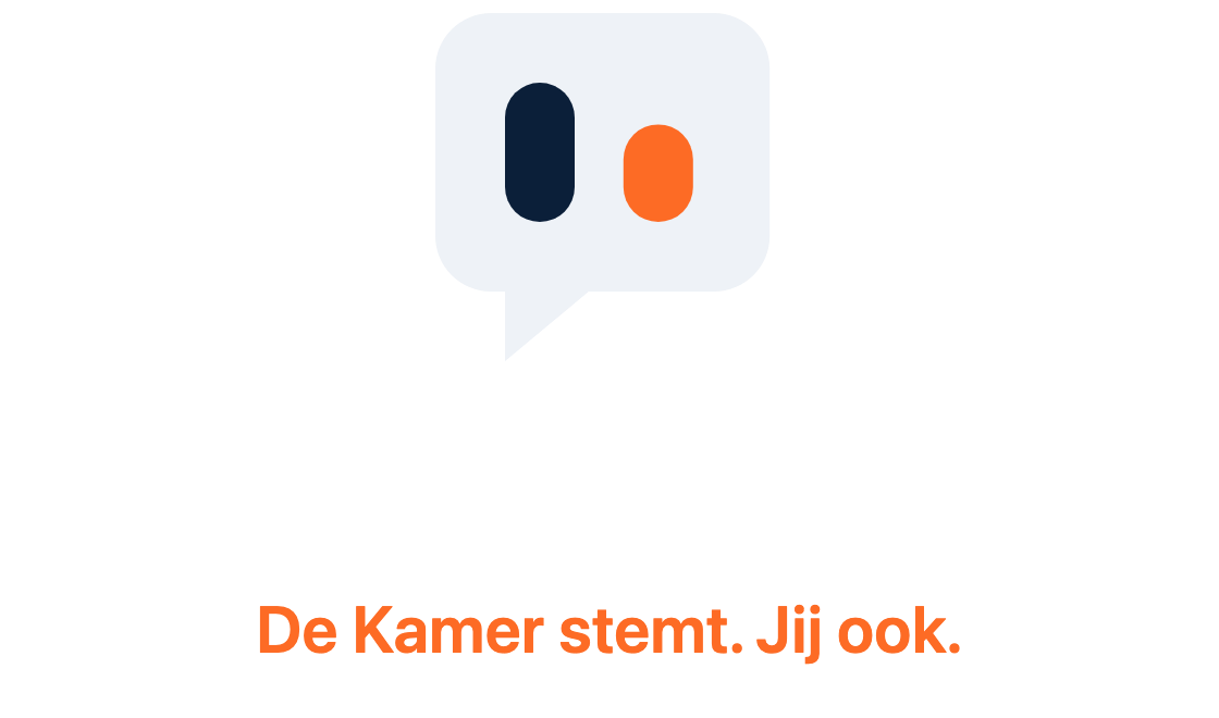 Logo gestapeld, wit