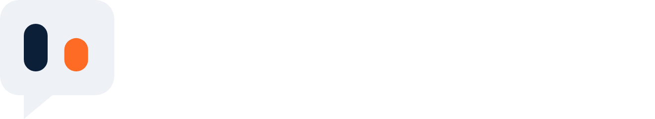 Logo met naam, wit
