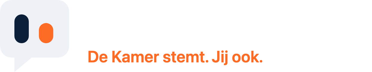 Logo met slogan, wit